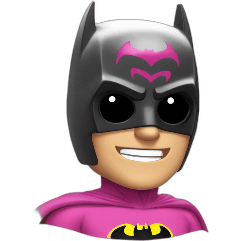 adam west pink batman emoji