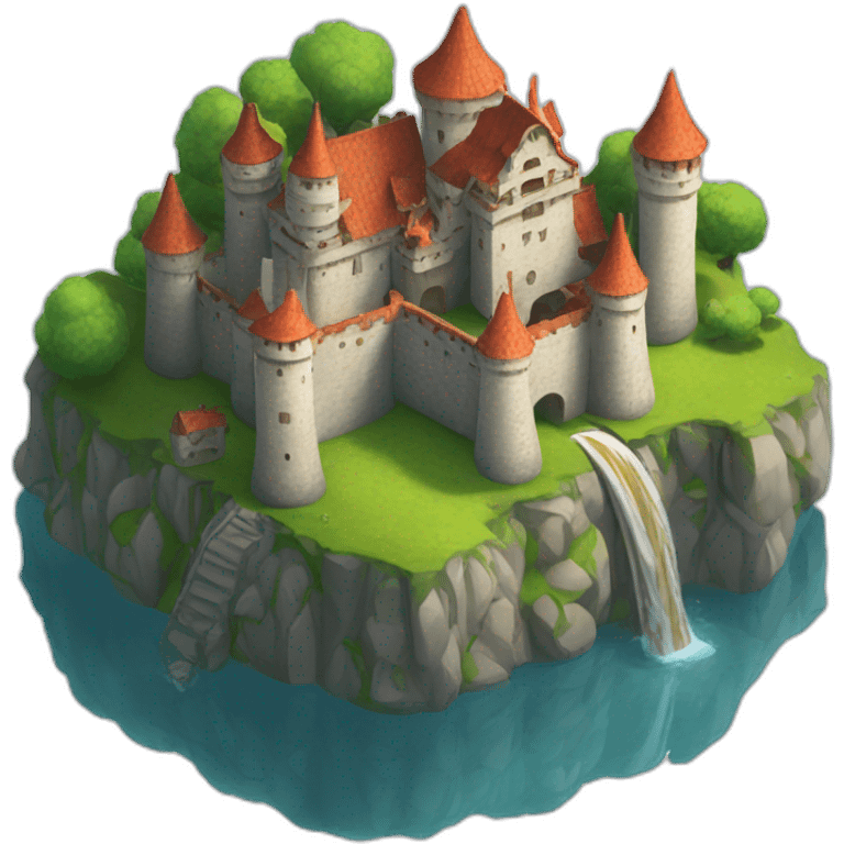 Aincrad floating castle emoji