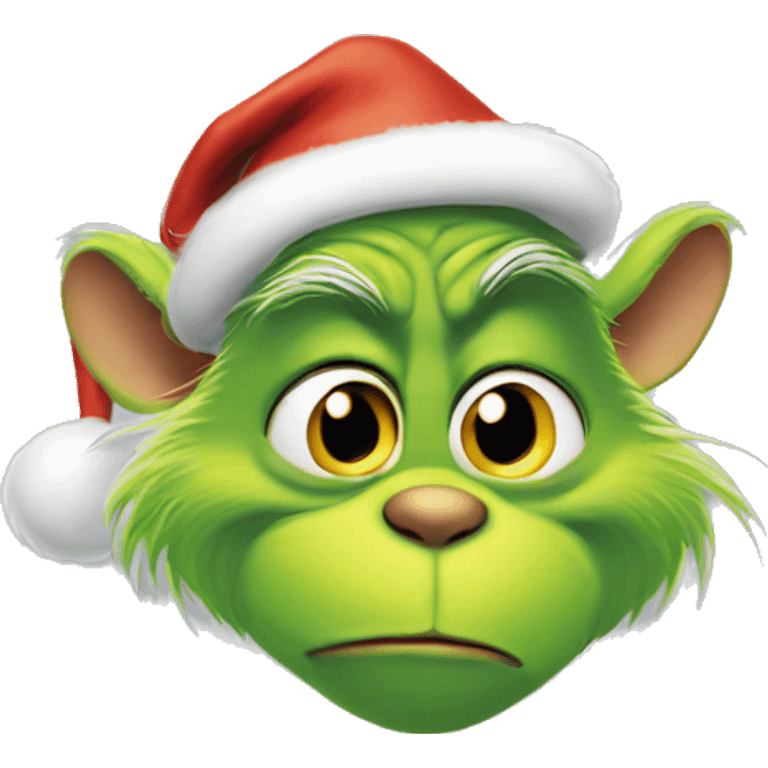 Grinch mouse emoji