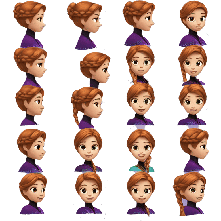 Princess Anna frozen emoji