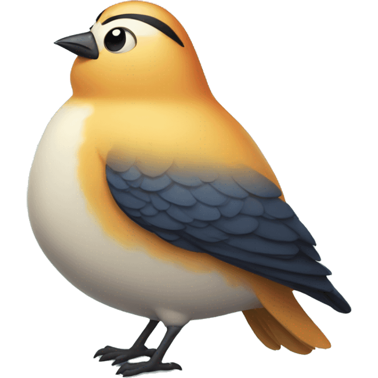 Super fat bird  emoji