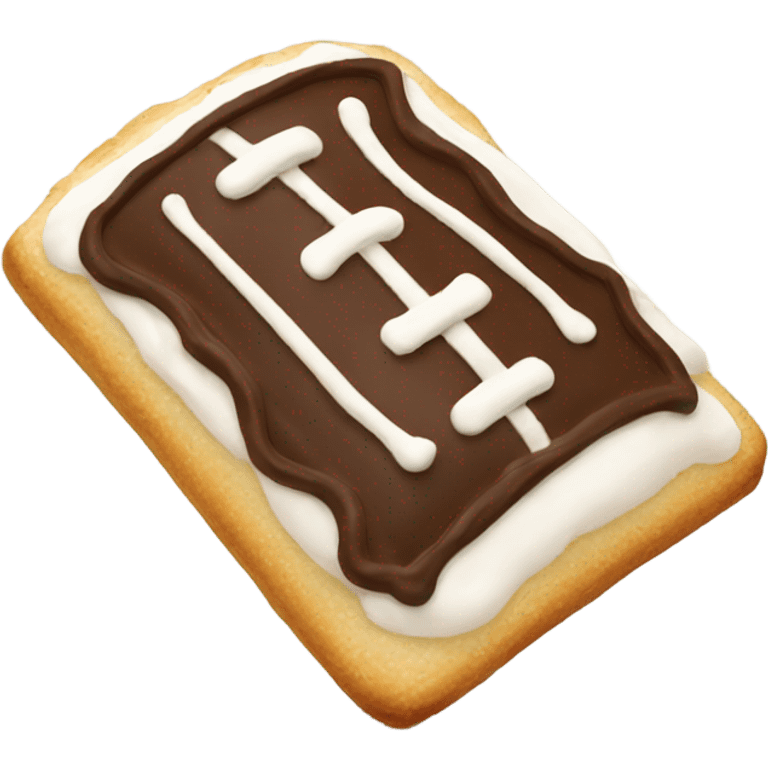 Football pop tart emoji