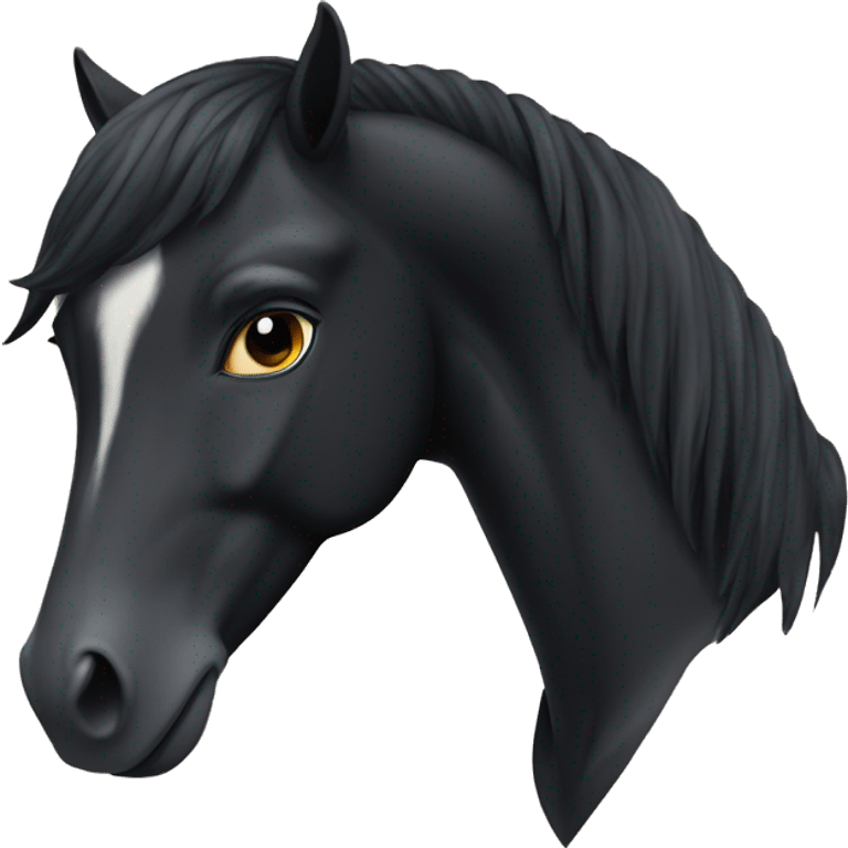 black horse emoji