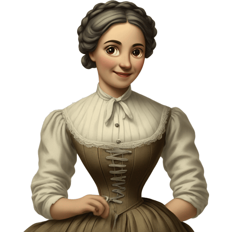 seamstress of the late 19th century emoji