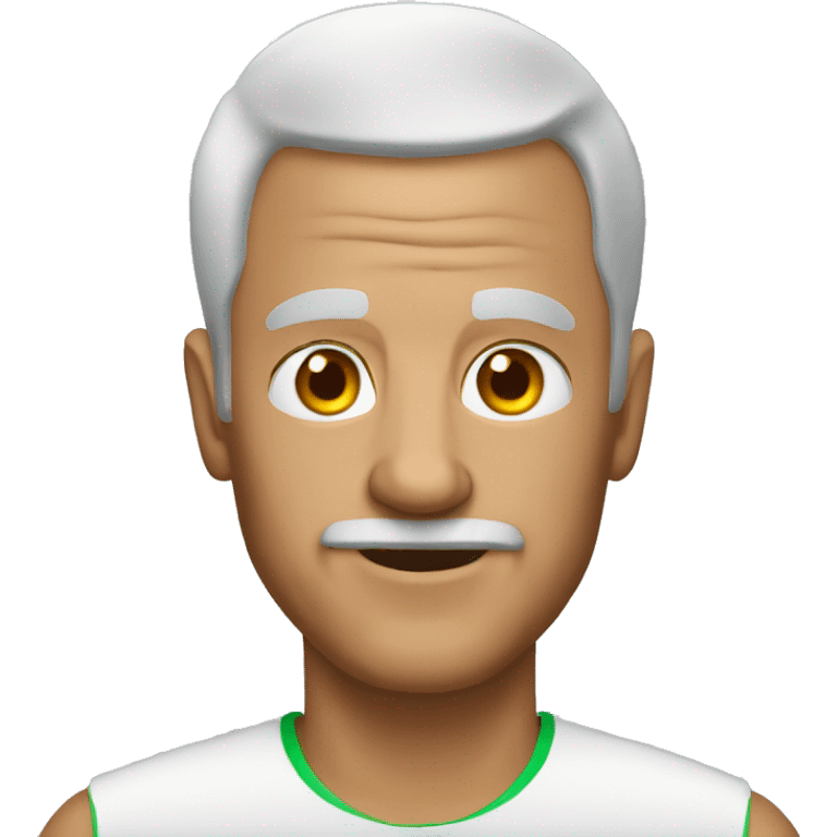 65yo man tennis balding  emoji