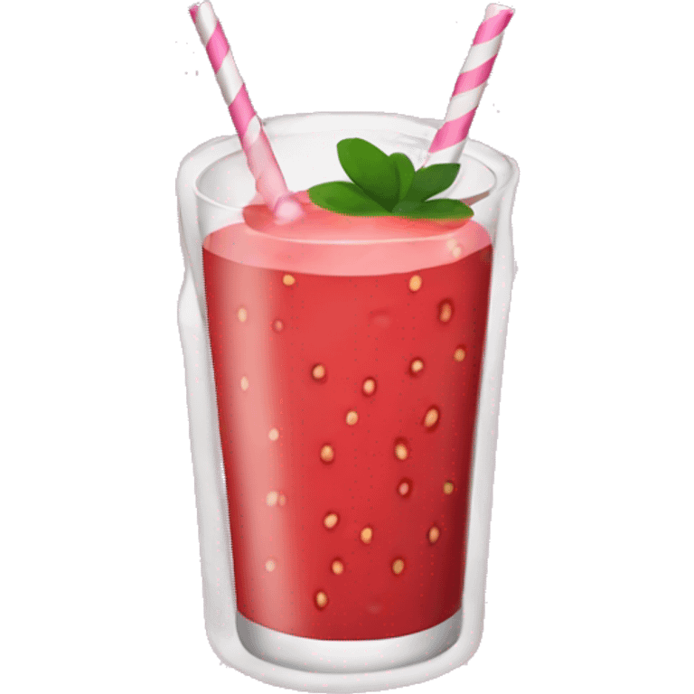 strawberry chocolate drink emoji