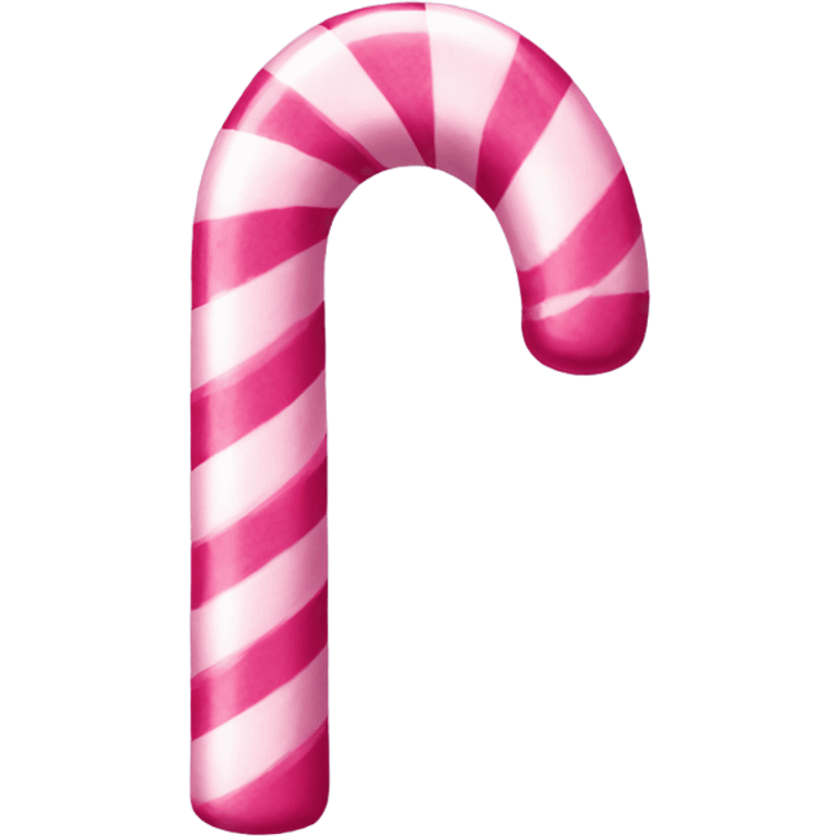 pink candycane  emoji