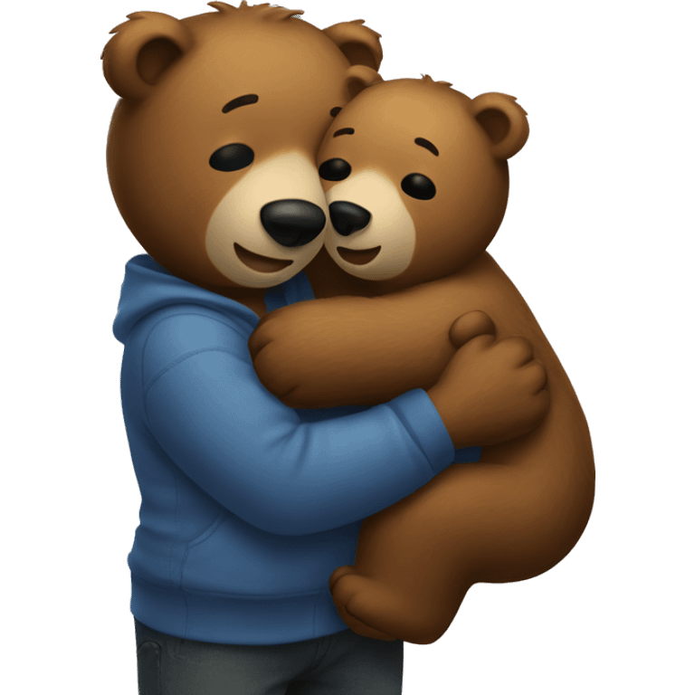 Bear hug emoji