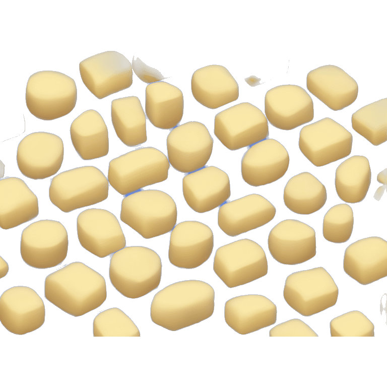 Mashed potatoes isometric view  emoji