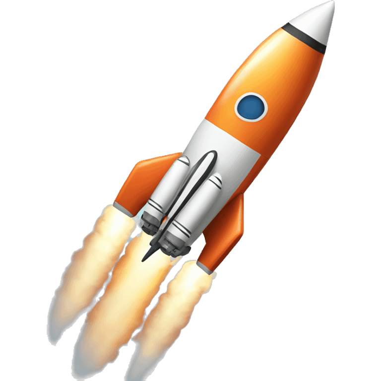 A cool rocket emoji emoji