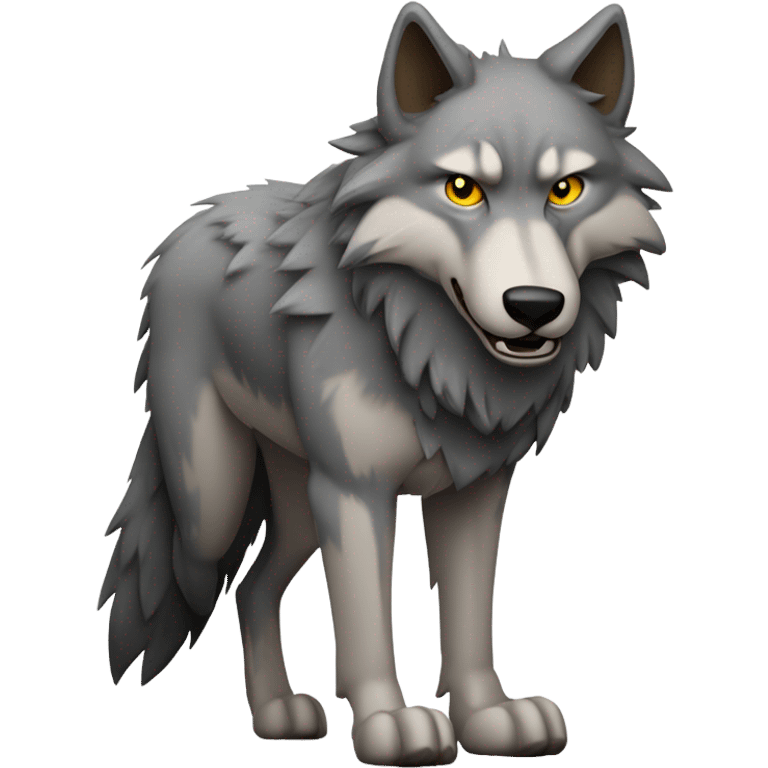 Rocky Wolf emoji