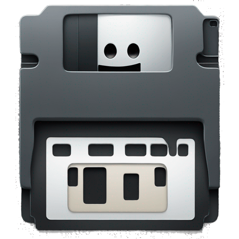 black floppy disk emoji