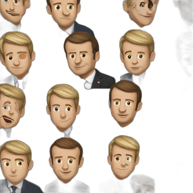 emmanuel macron qui se fait du bien emoji