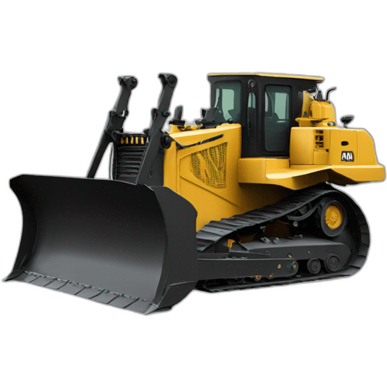 a CATERPILLAR dozer with cowboy hat emoji