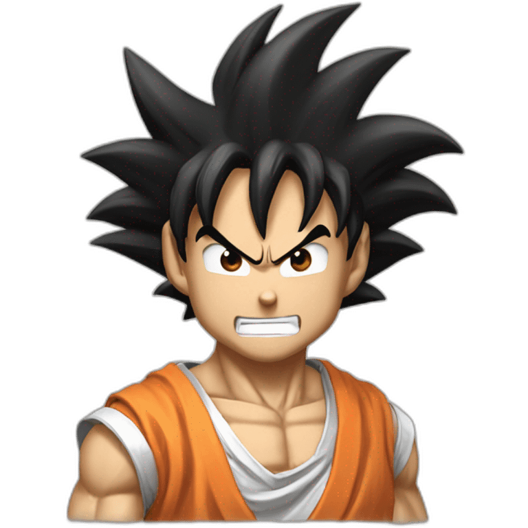 does goku clean nuts? emoji