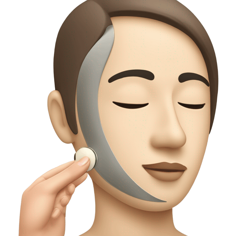 Face massage guasha emoji