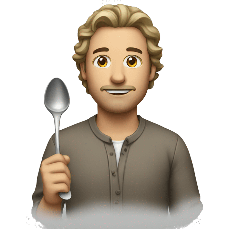 Man with spoon emoji