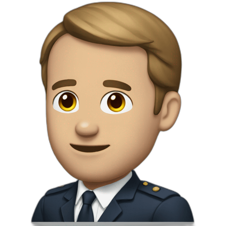 Macron scratch  emoji