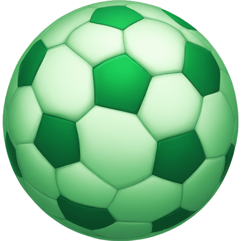 green soccer ball emoji