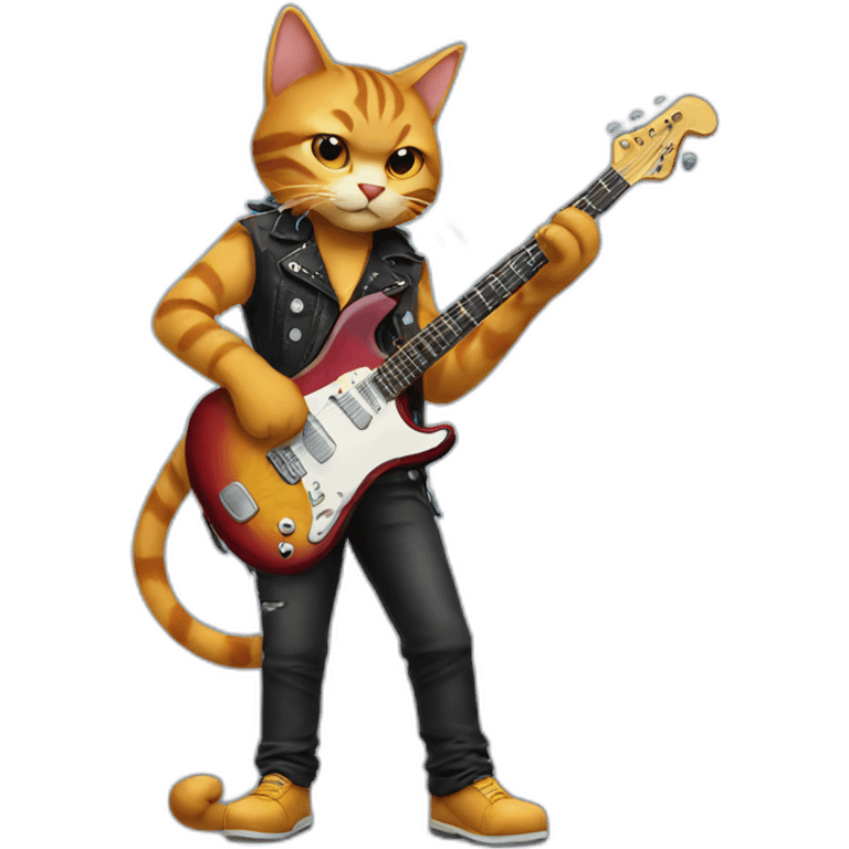 rockstar cat emoji