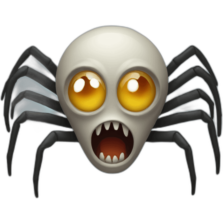 scary spider emoji