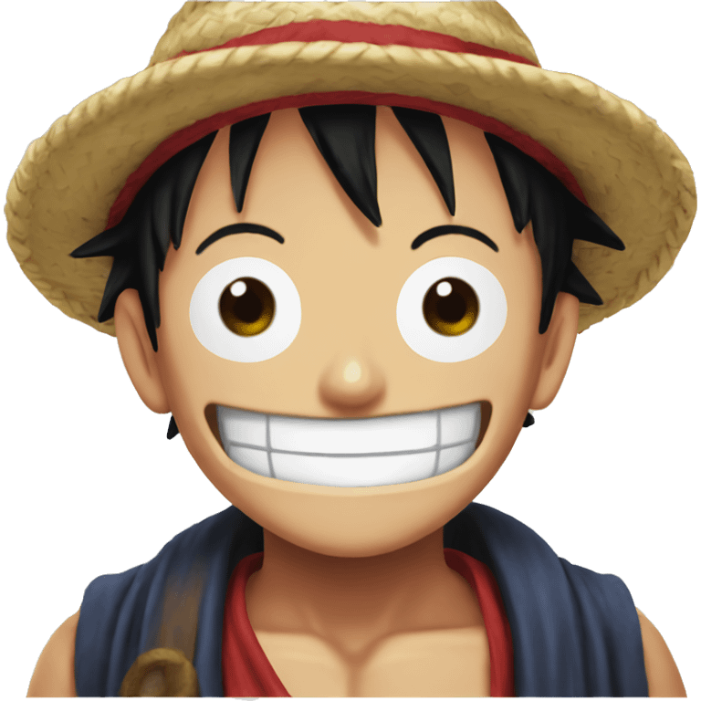 luffy from one piece emoji