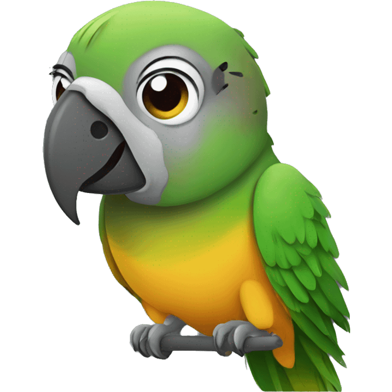 crying senegal parrot emoji