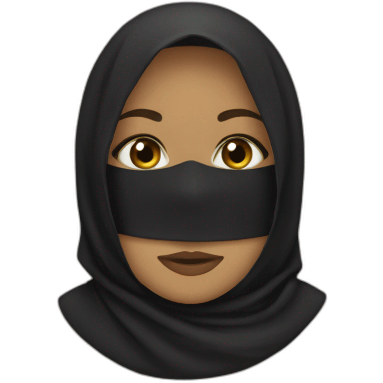 Black-niqab emoji