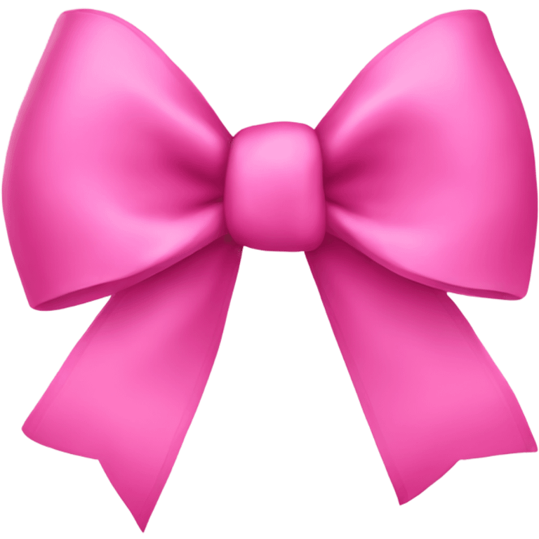 Pink bow emoji