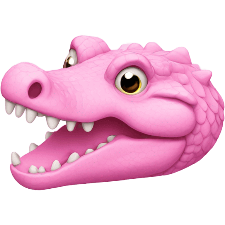 pastel pink crocodile emoji