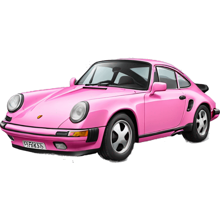 pink porsche emoji