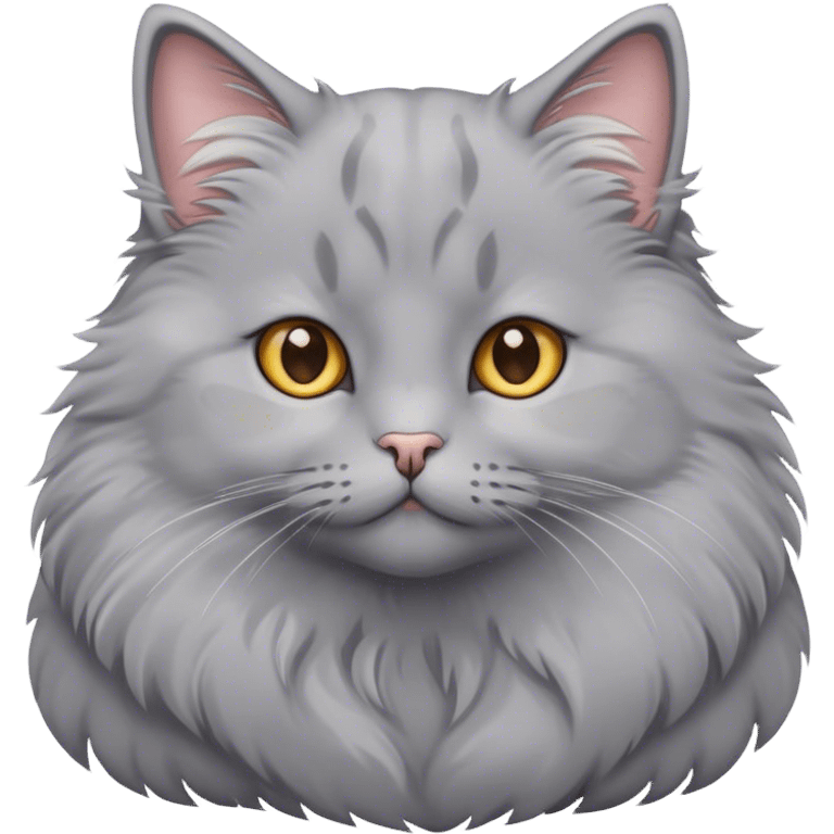 cute gray cat emoji