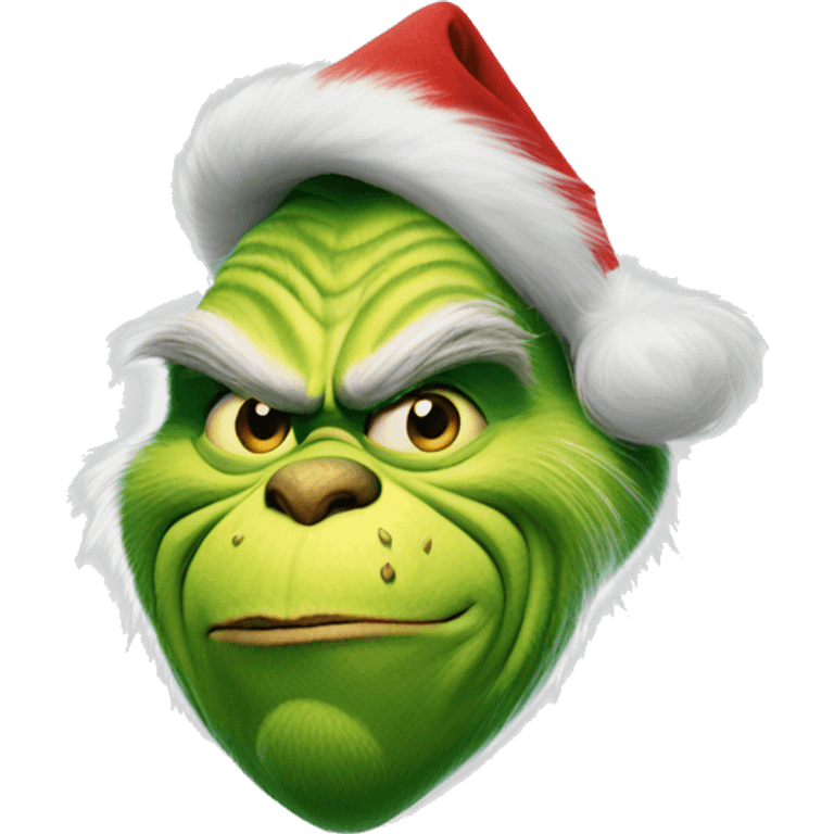 The grinch emoji