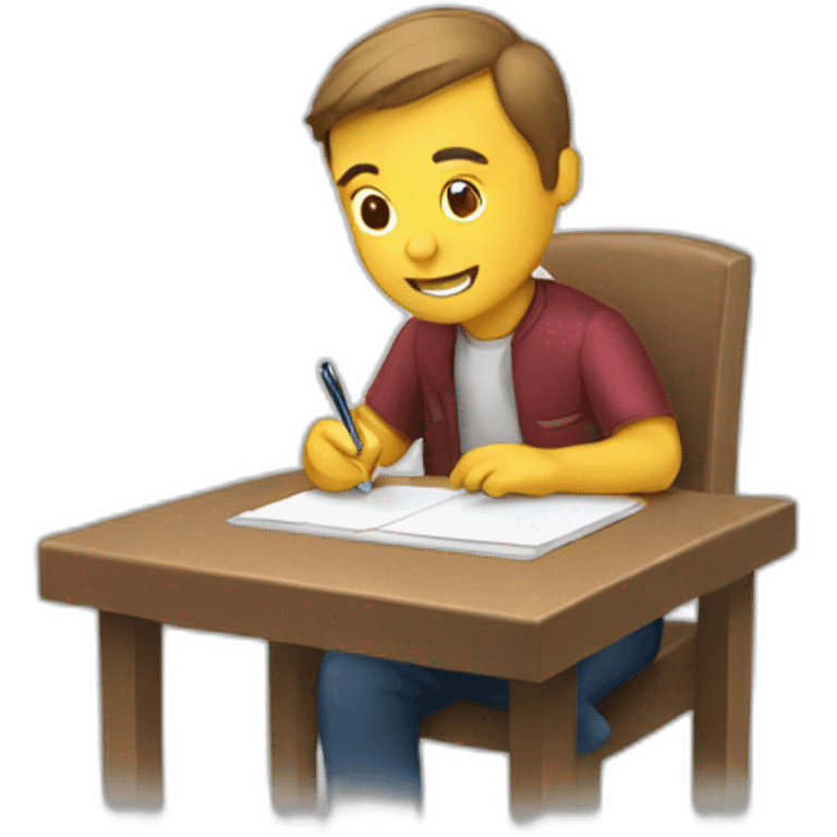 A MAN DOING WRITE PROGRAM emoji