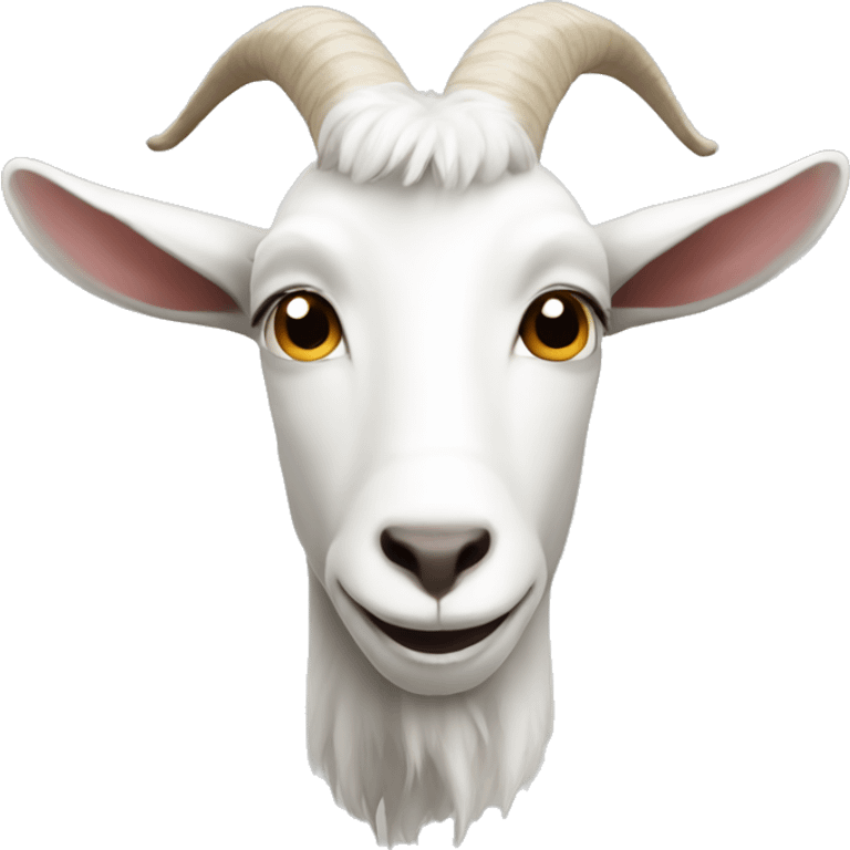 White goat emoji