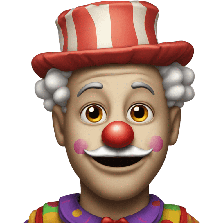 Funny clown  emoji