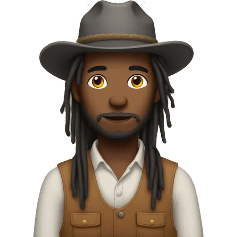 Farmer with dreadlocks emoji