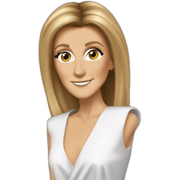 Céline Dion Say hello emoji