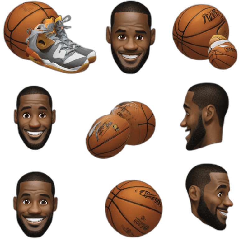 LeBron jams emoji