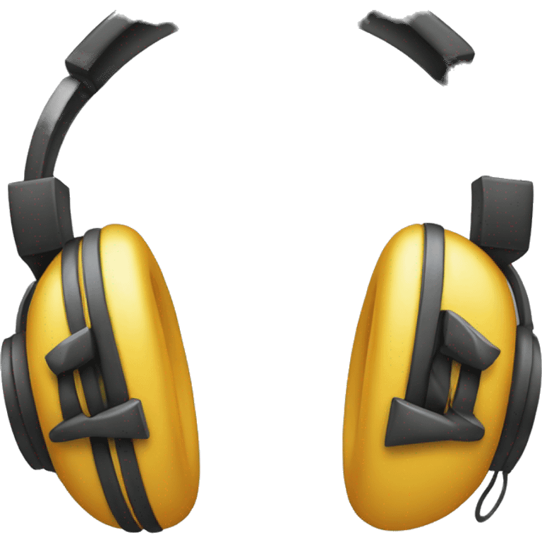 Headphones with a bow on it emoji