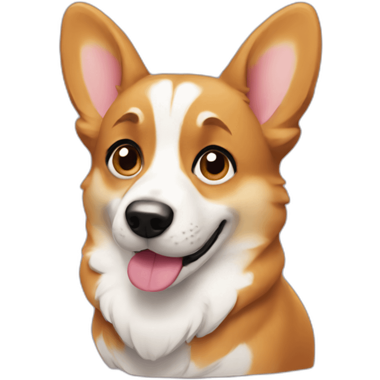 Sassy corgi emoji