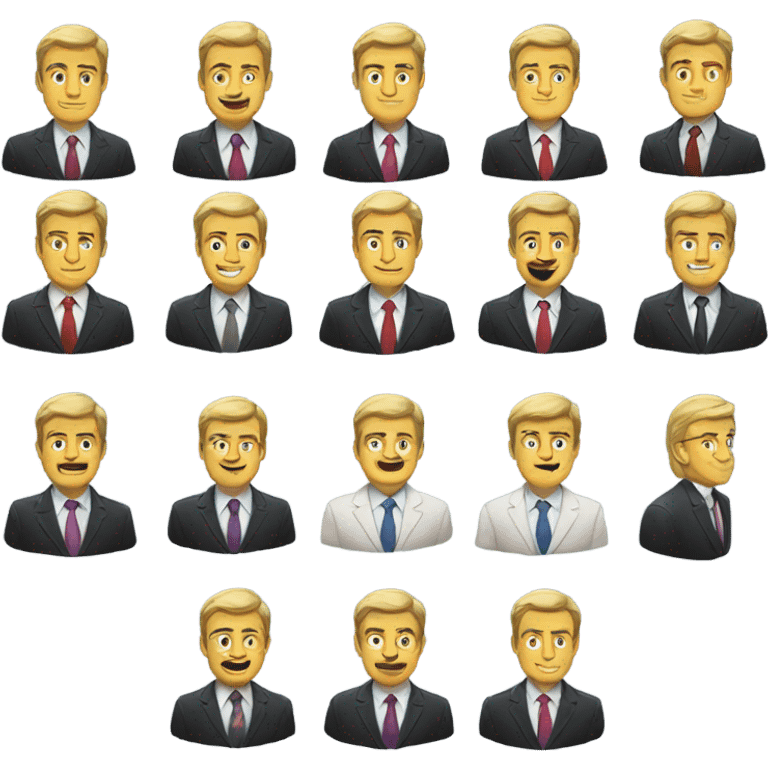 businessmen emoji