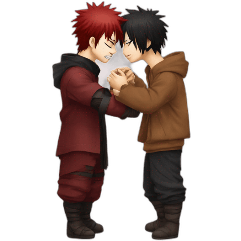 Gaara-kiss-sasuke emoji