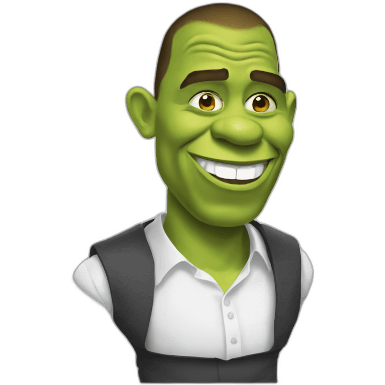 Shrek as obama emoji