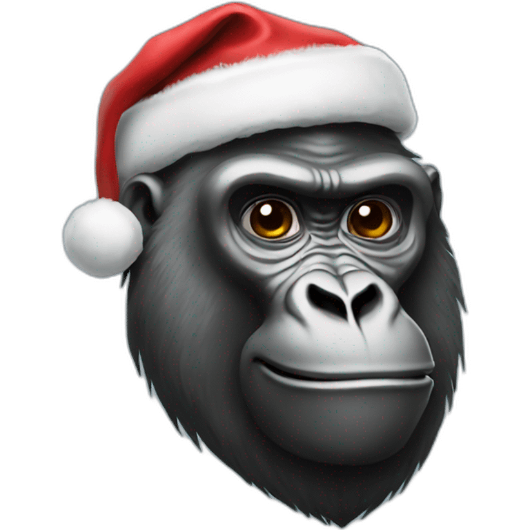 Gorilla Santa emoji