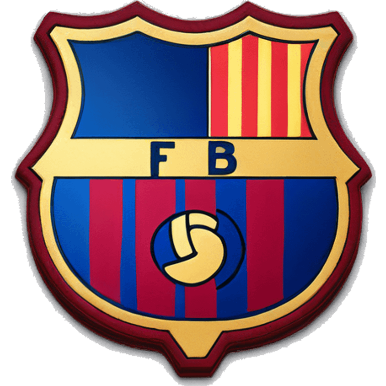 Fc Barcelona logo emoji