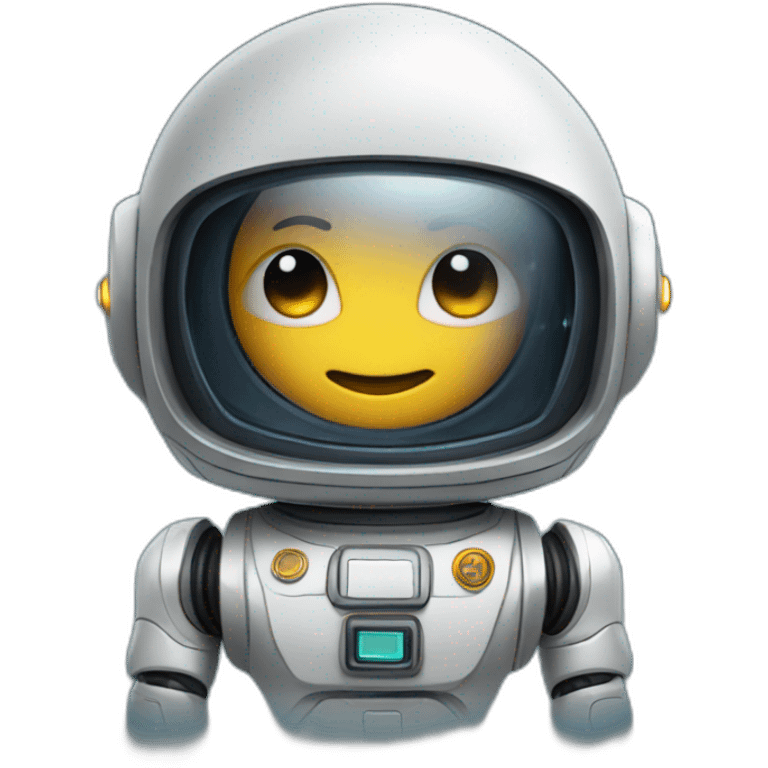 Robot astronauta emoji