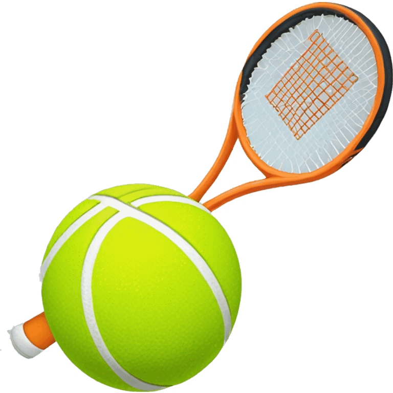 tennis racket, basketball, tennis ball emoji