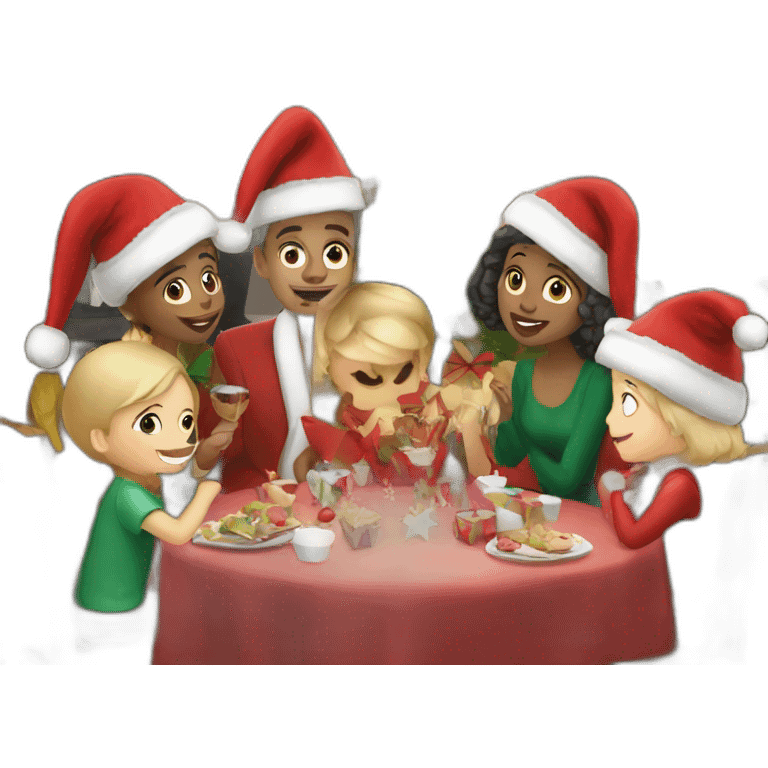 Christmas party emoji