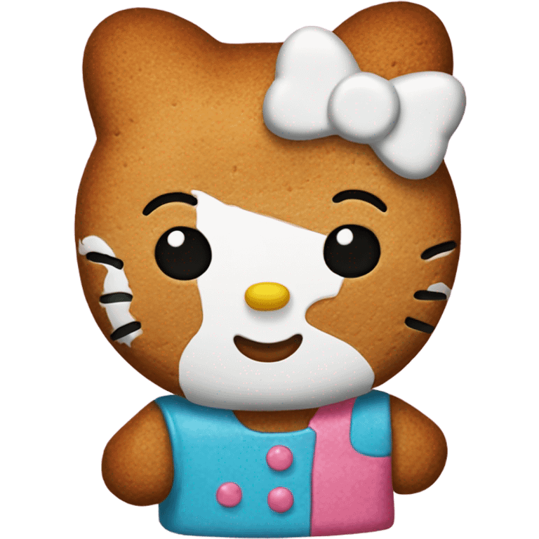 Hello kitty ginerbread emoji